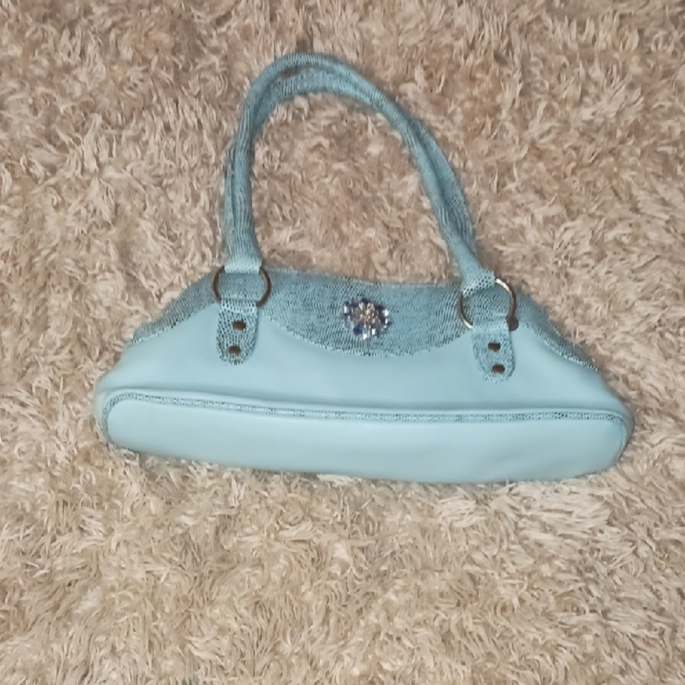 Elegant Blue Handbag